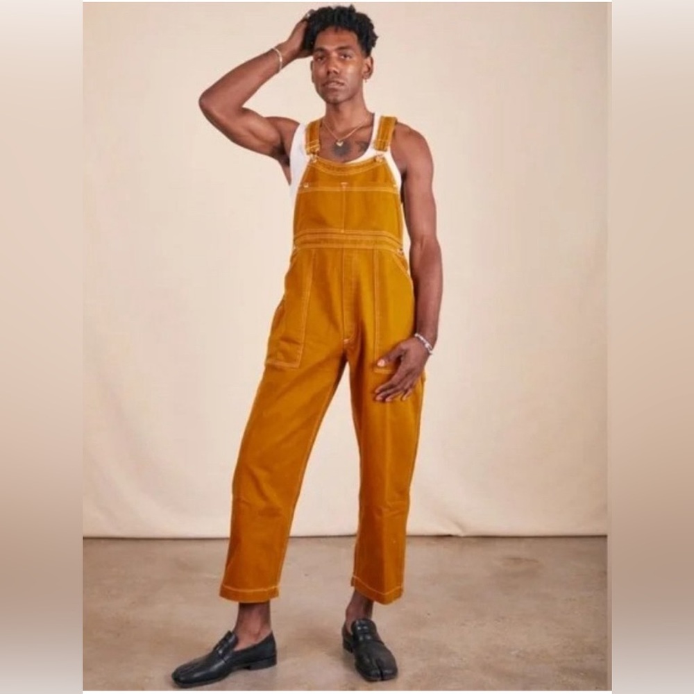 Big Bud Press Overalls size SMALL spicy mustard - Picture 4 of 8